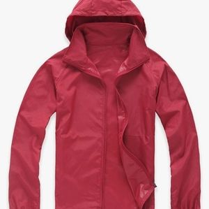 Pink Rain Jacket Size Small NWOT